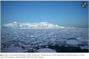 Antarctic temperature rises above 20C for first time on record