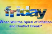 When Will the Spiral of Inflation and Conflict Break?