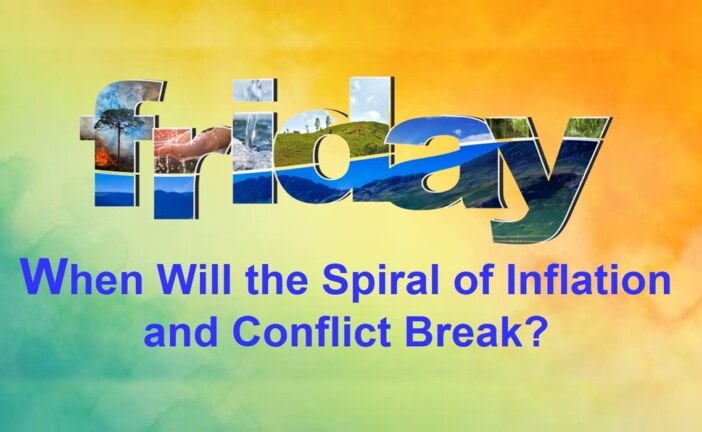 When Will the Spiral of Inflation and Conflict Break?
