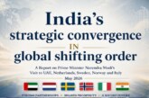 India’s Strategic Convergence in Global Shifting Order