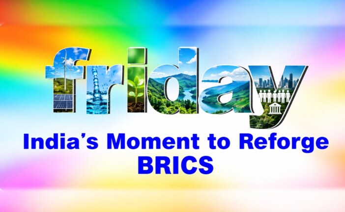 India’s Moment to Reforge BRICS